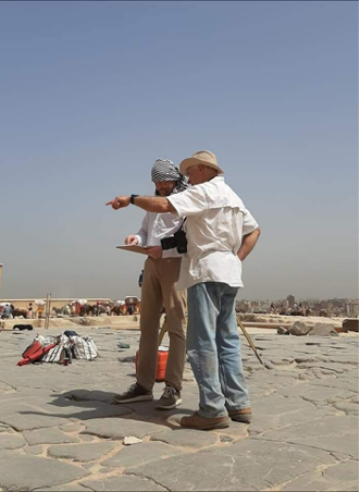 Arkæologer ved Giza 